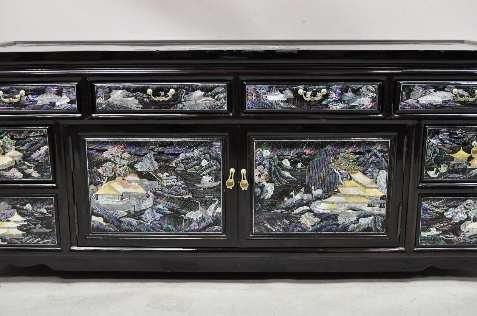 korean mother of pearl cabinet