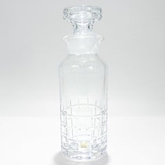 Vintage Kosta Boda Swedish Cut Glass Cocktail Shaker