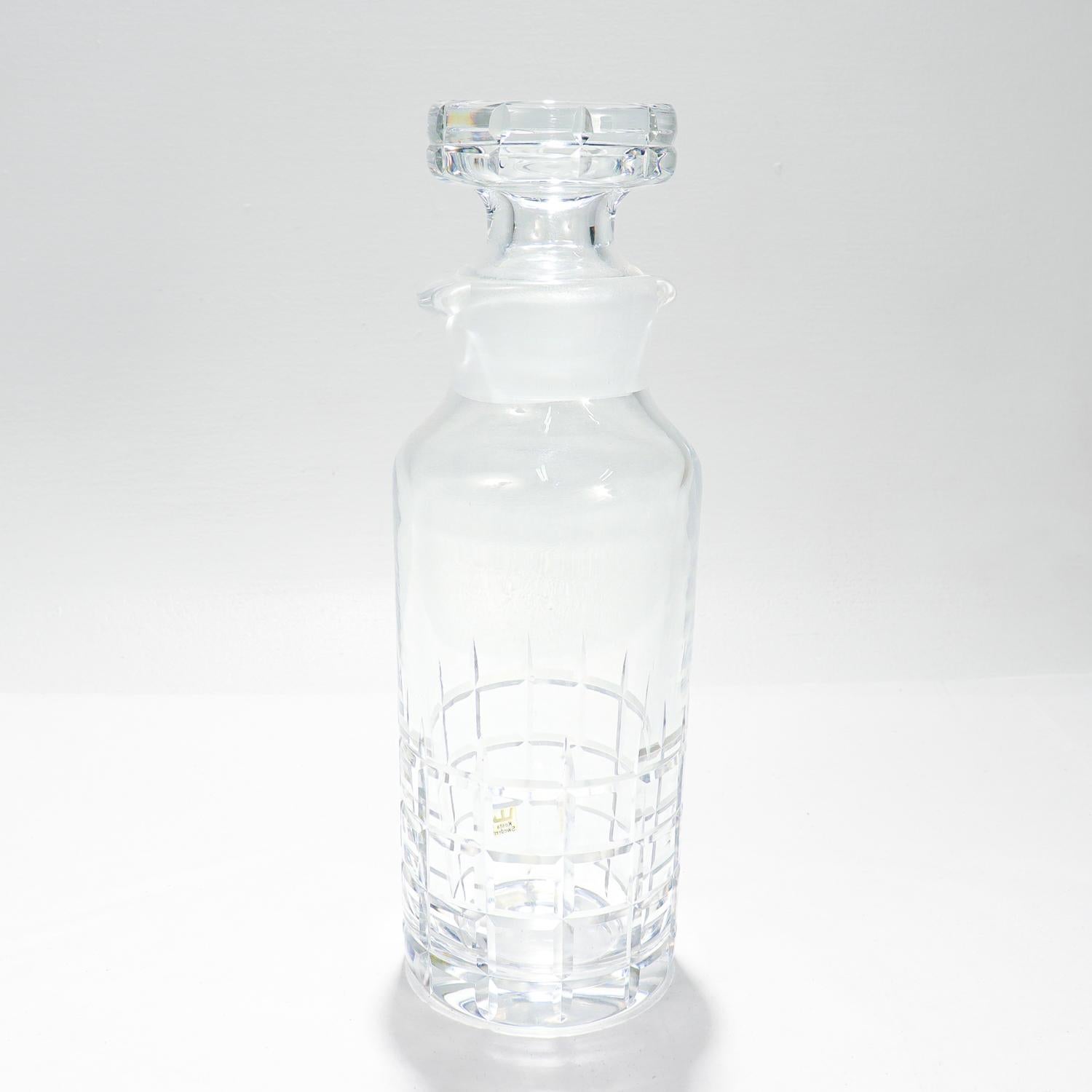 XX secolo Shakers da cocktail d'epoca in vetro tagliato di Kosta Boda, svedese in vendita