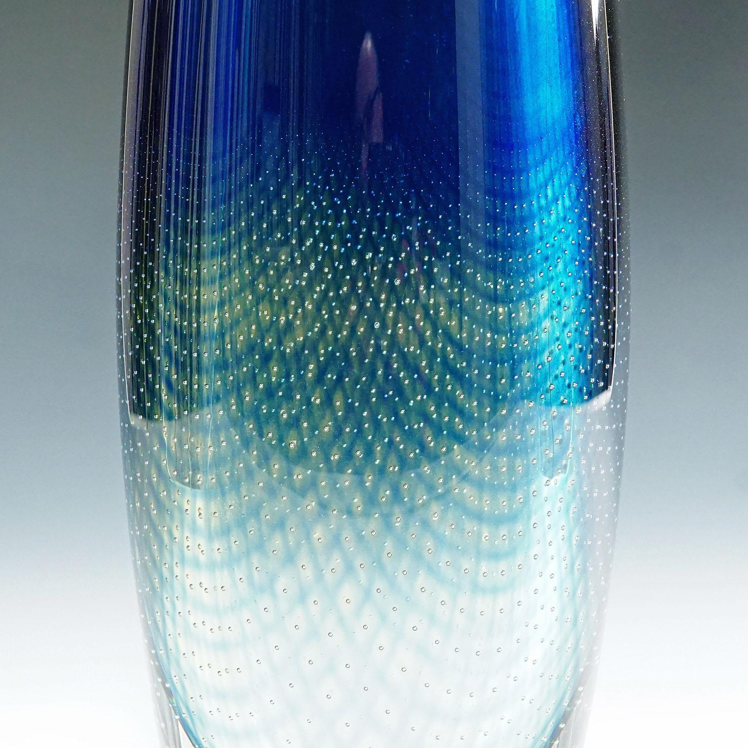 Vase Kraka de Sven Palmquist pour Orrefors, Suède 1955 Bon état - En vente à Berghuelen, DE