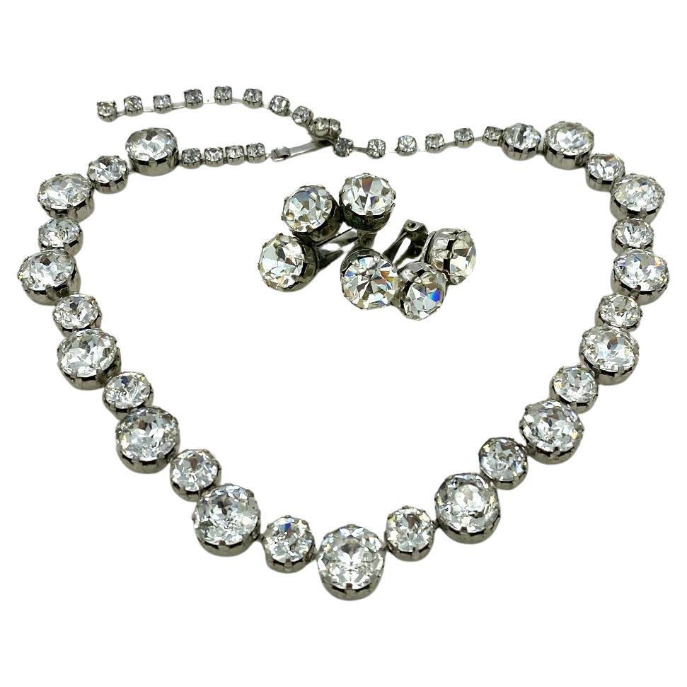 Vintage Kramer NY Necklace & Earrings Set 1