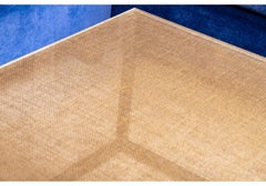 Vintage Kravet Furniture “Upton” Burlap Top Cocktail Table