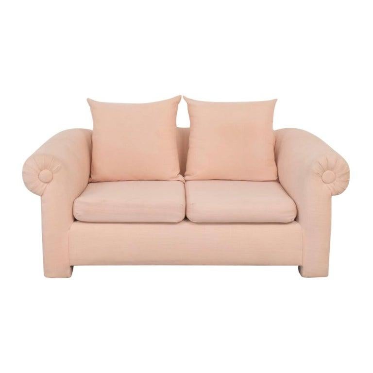 Vintage Kreiss collection pink bubble living room set, loveseat and armchair

Dimensions:
Chair 47