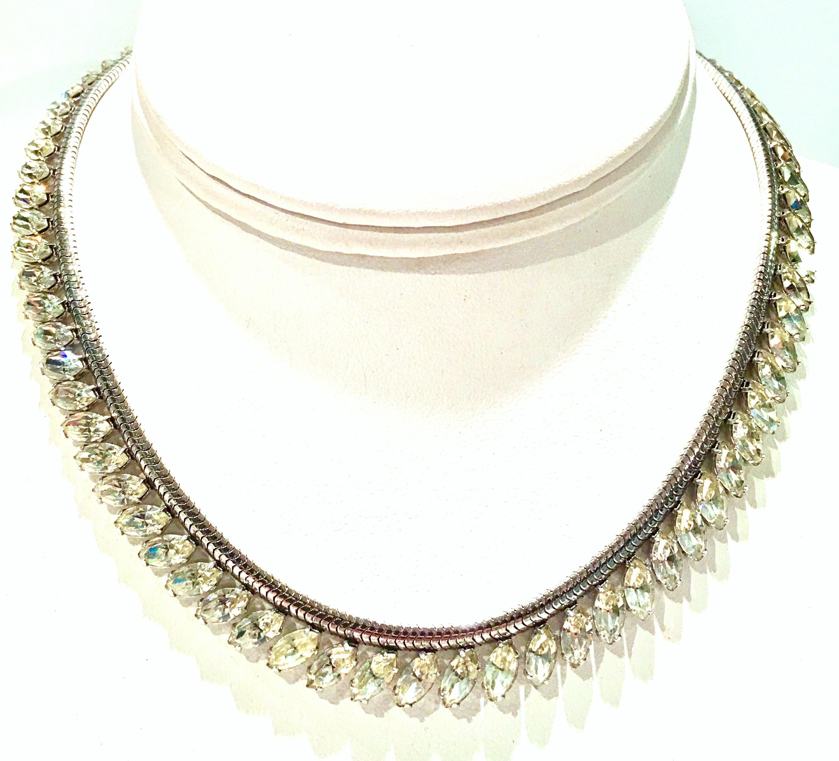 vintage austrian crystal necklace
