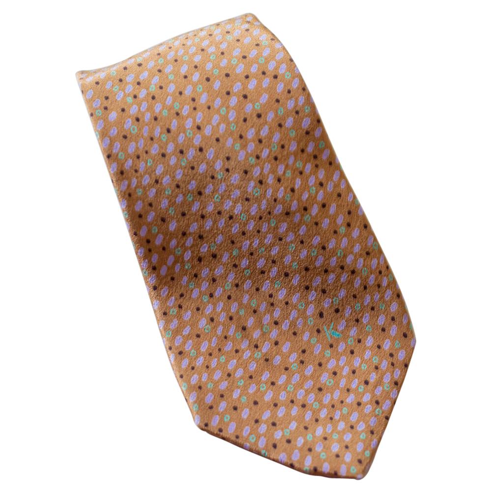 Krizia - Cravate élégante et raffinée en soie 100 % vintage  en vente