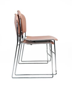 Vintage Krueger Perry Stacking Side Chairs