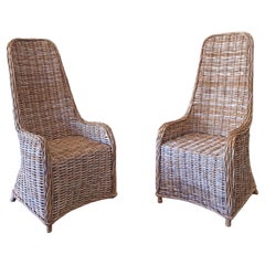 Vintage Kubu Rattan Chair Set