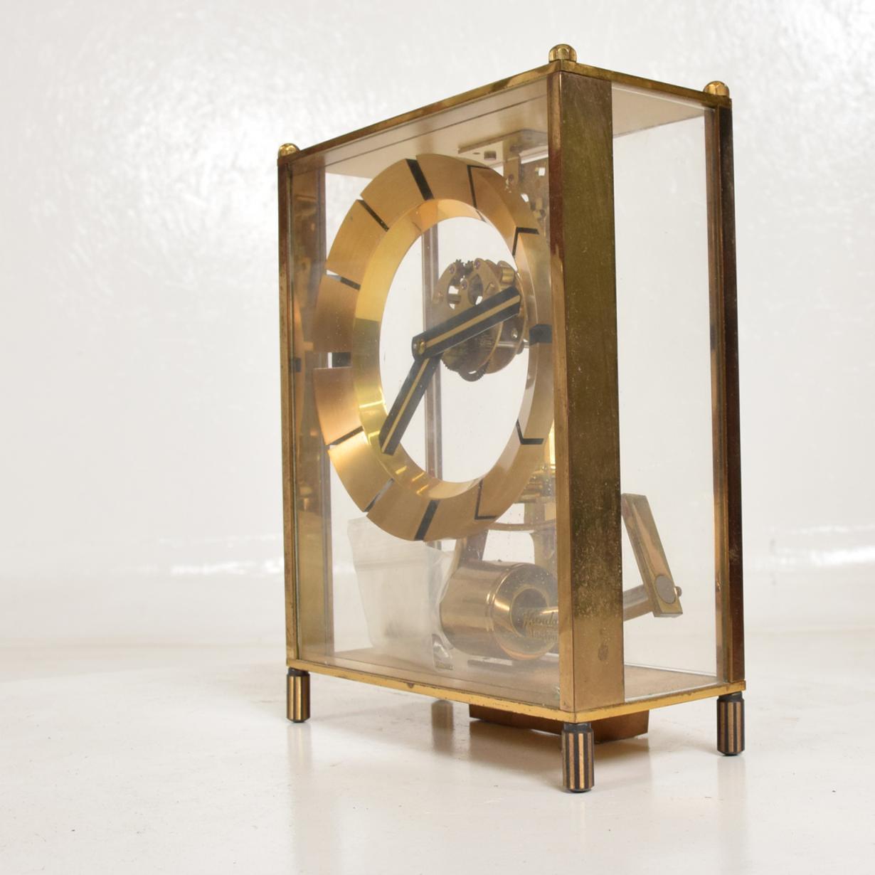 Mid-Century Modern Vintage Kundo:: Allemagne Mantel Midcentury Clock