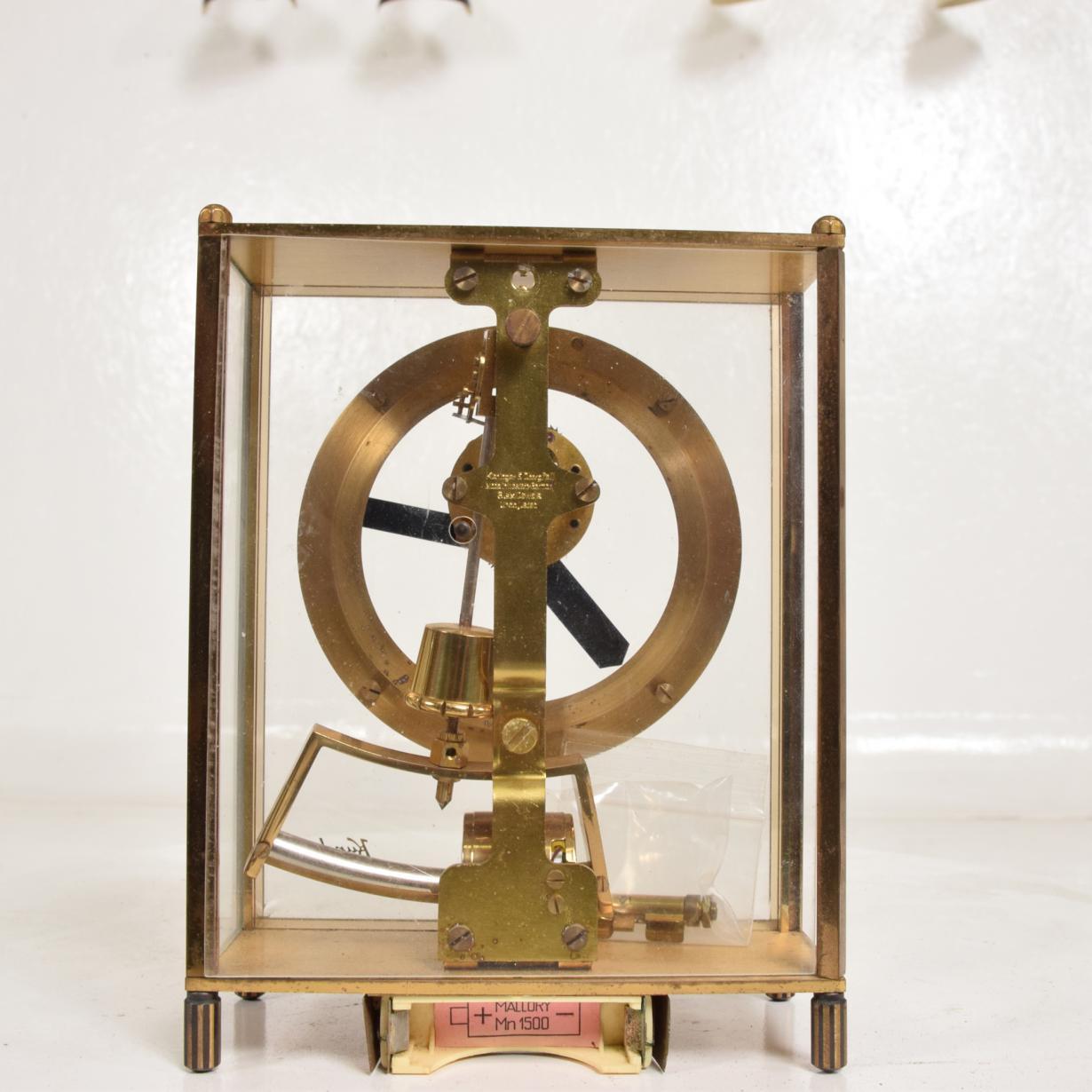 Milieu du XXe siècle Vintage Kundo:: Allemagne Mantel Midcentury Clock