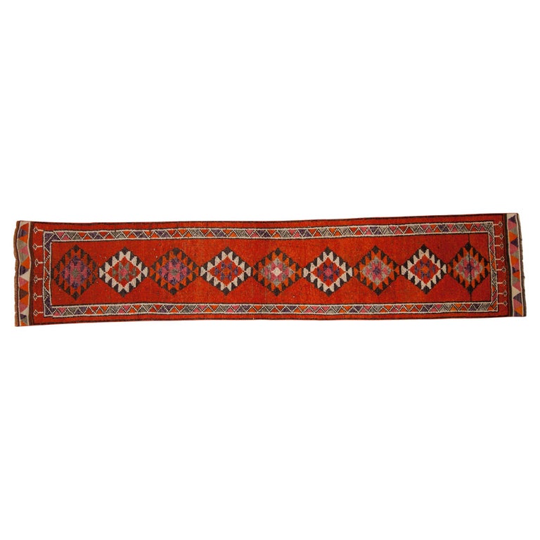 Vintage Kurd Rug Runner For Sale at 1stDibs