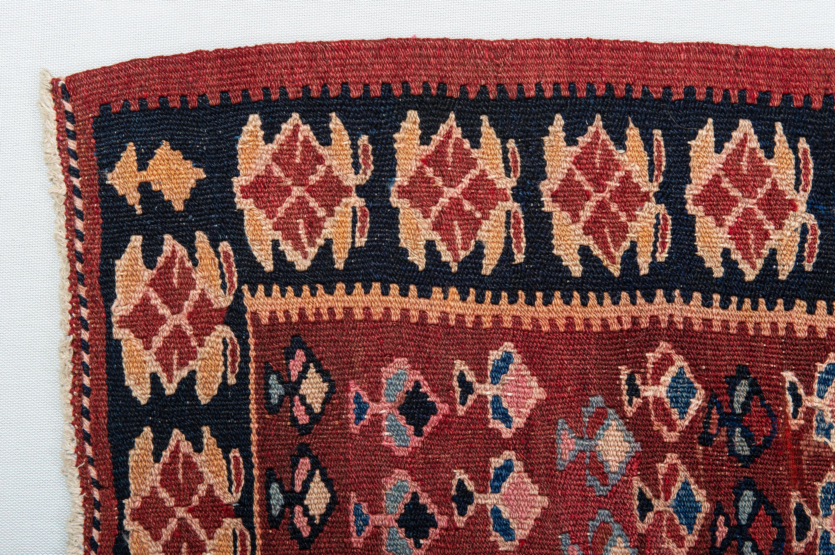 Vintage Kurdestan Kilim For Sale 1