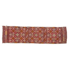 Tapis de couloir Cicim Kurdestan Vintage