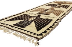 Vintage Kurdish Eagle Pictorial Rug