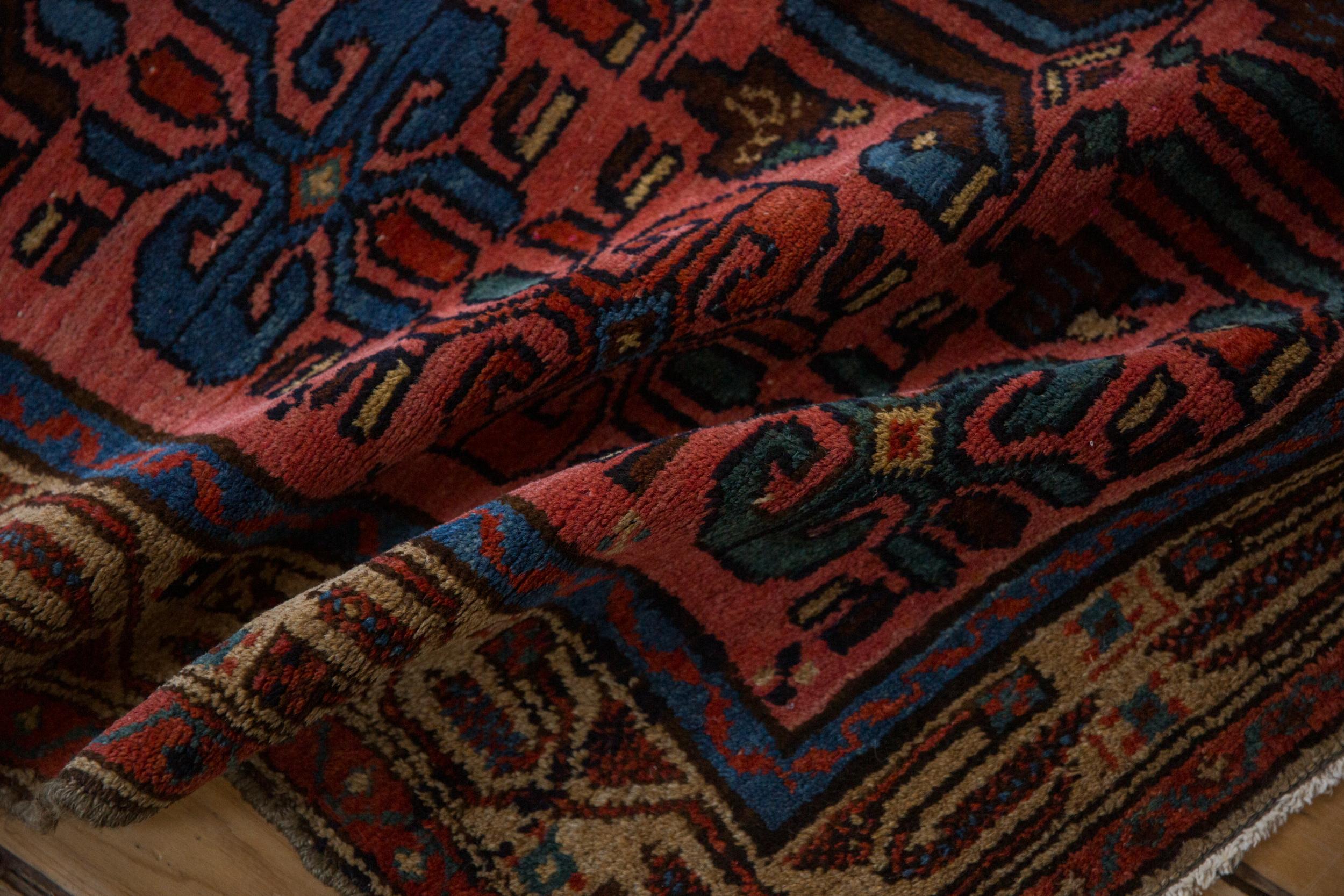 Laine Tapis vintage kurde de Hamadan en vente