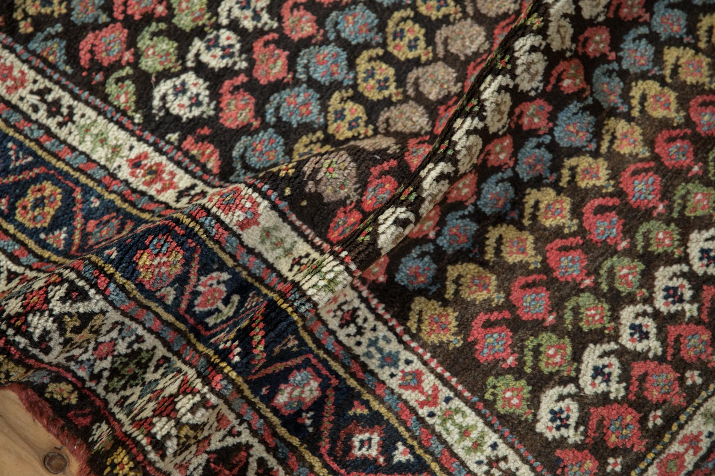 Vintage Kurdisch Hamadan Teppich Läufer (Mitte des 20. Jahrhunderts) im Angebot