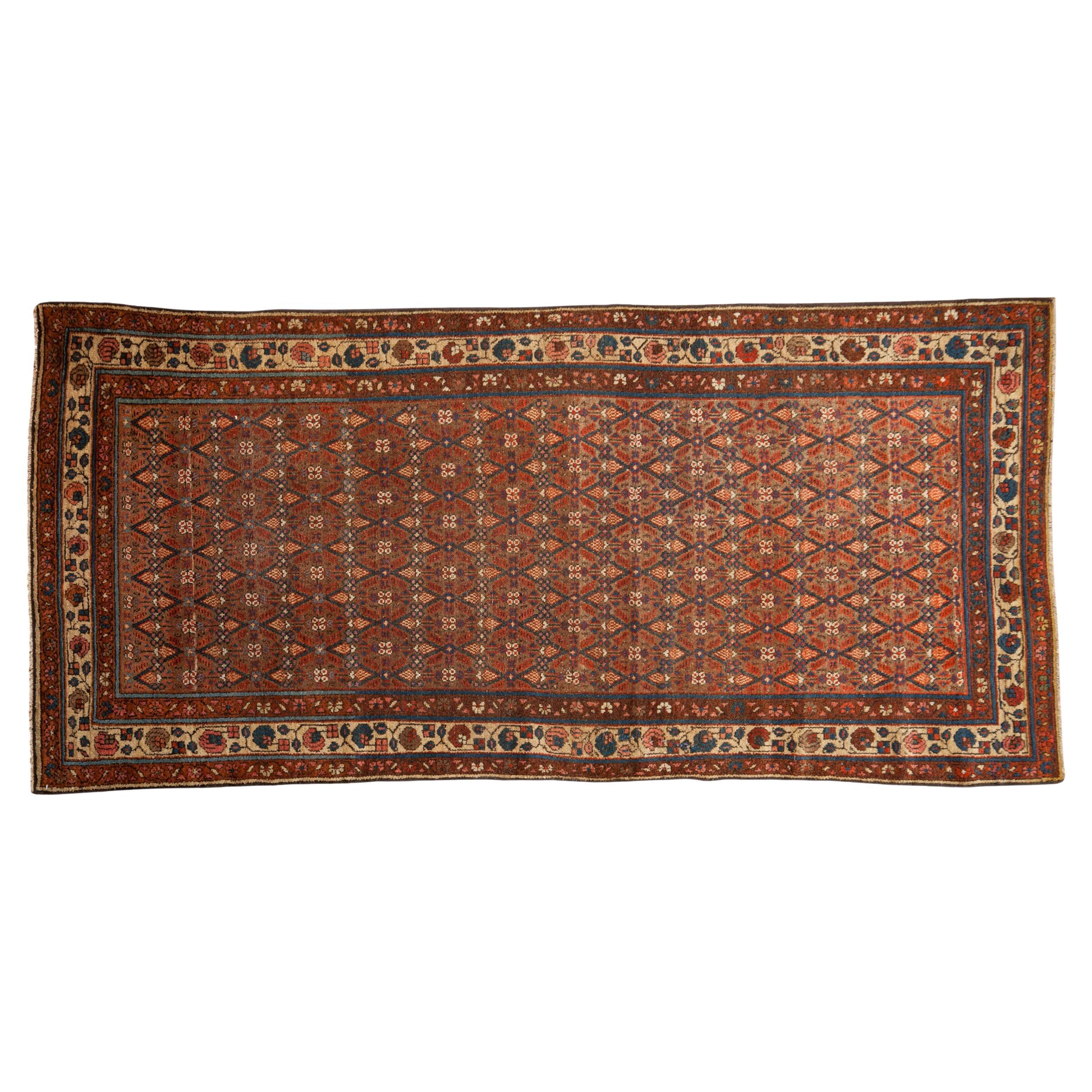 Vintage Kurdish Hamadan Rug Runner