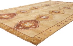 1950 Turkish Kurdish Kars Carpet with Modern Style