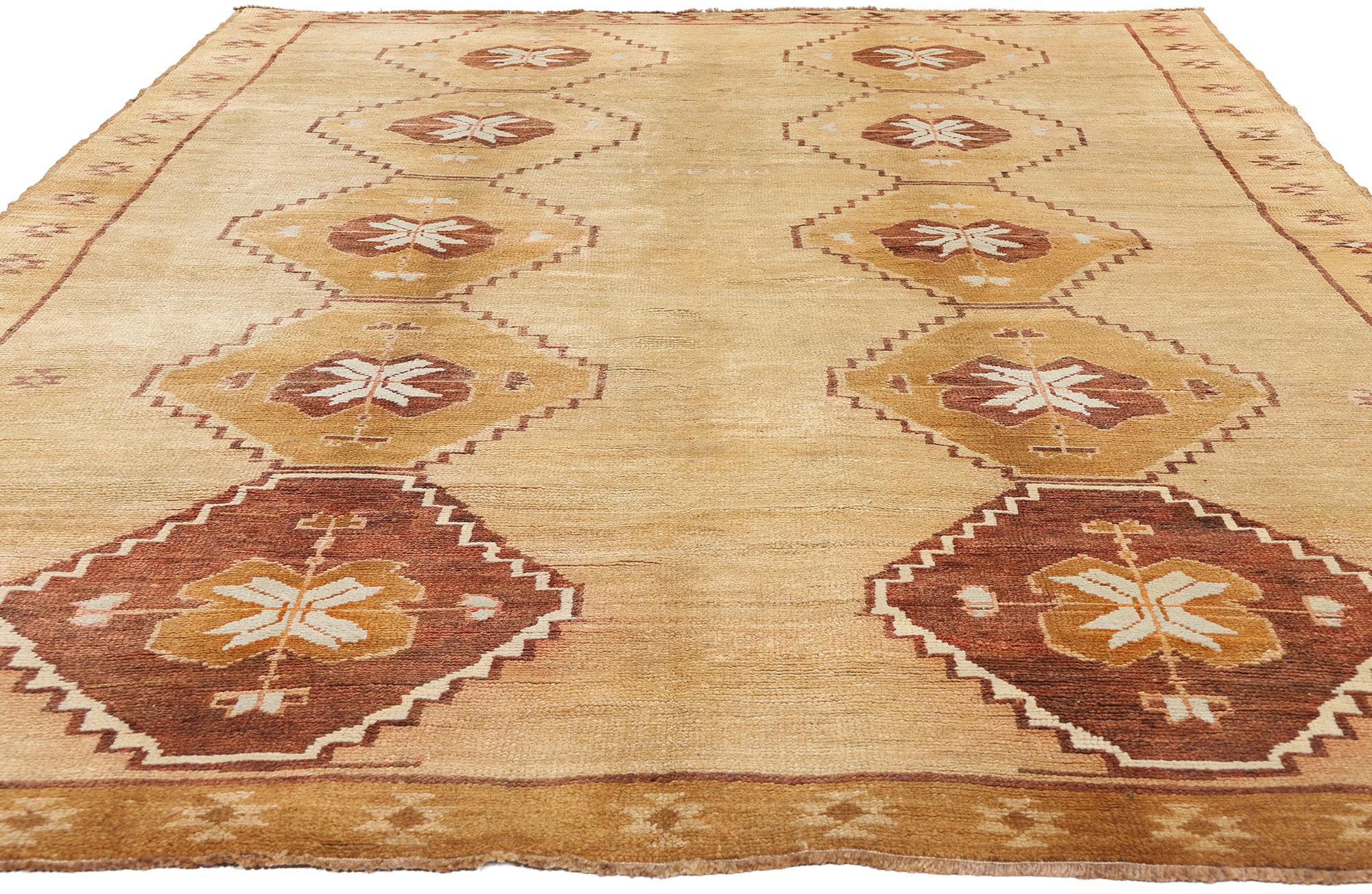 Alfombra kurda turca de Kars de 1950 con estilo moderno Turco en venta