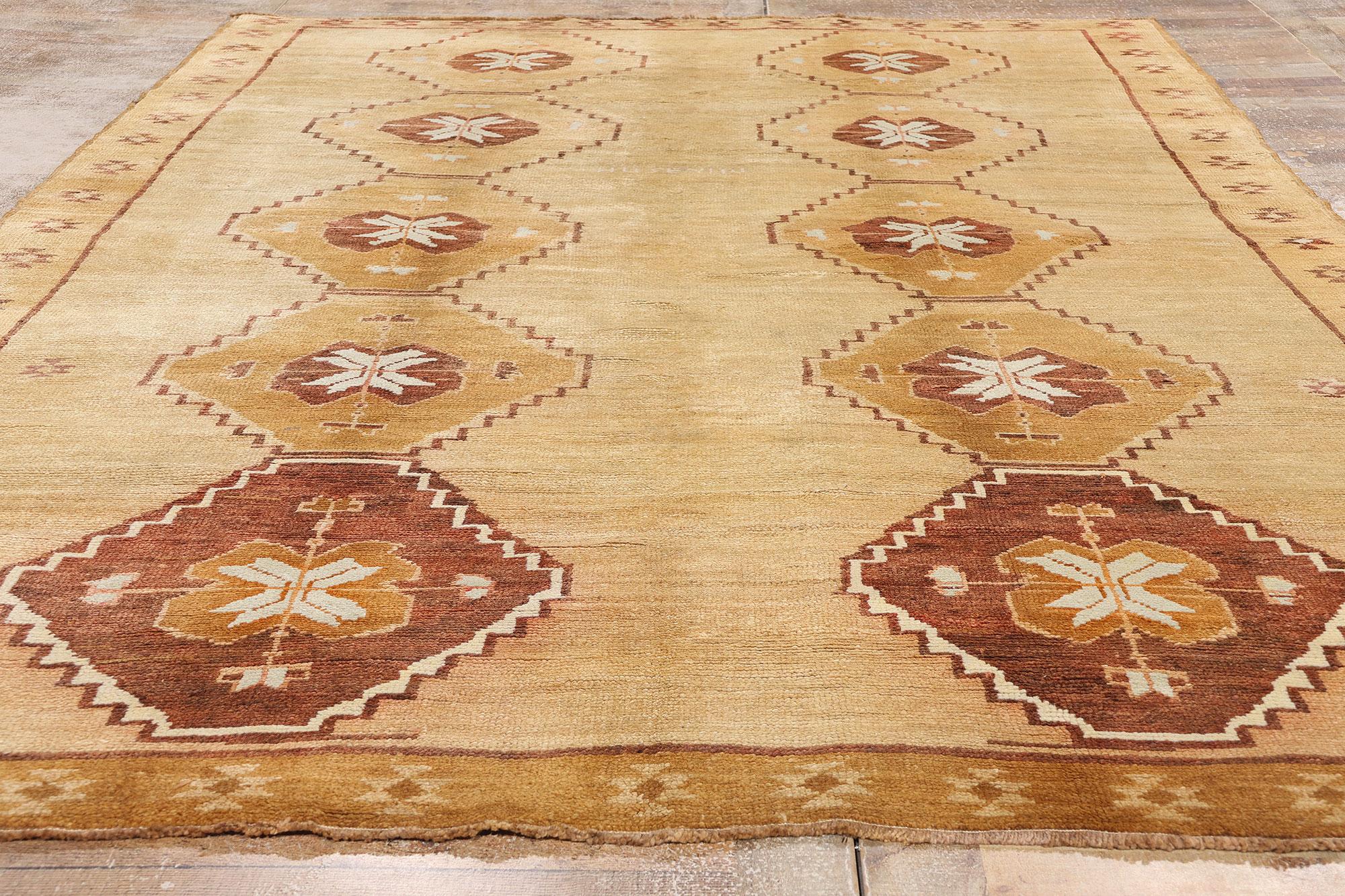 Alfombra kurda turca de Kars de 1950 con estilo moderno en venta 7