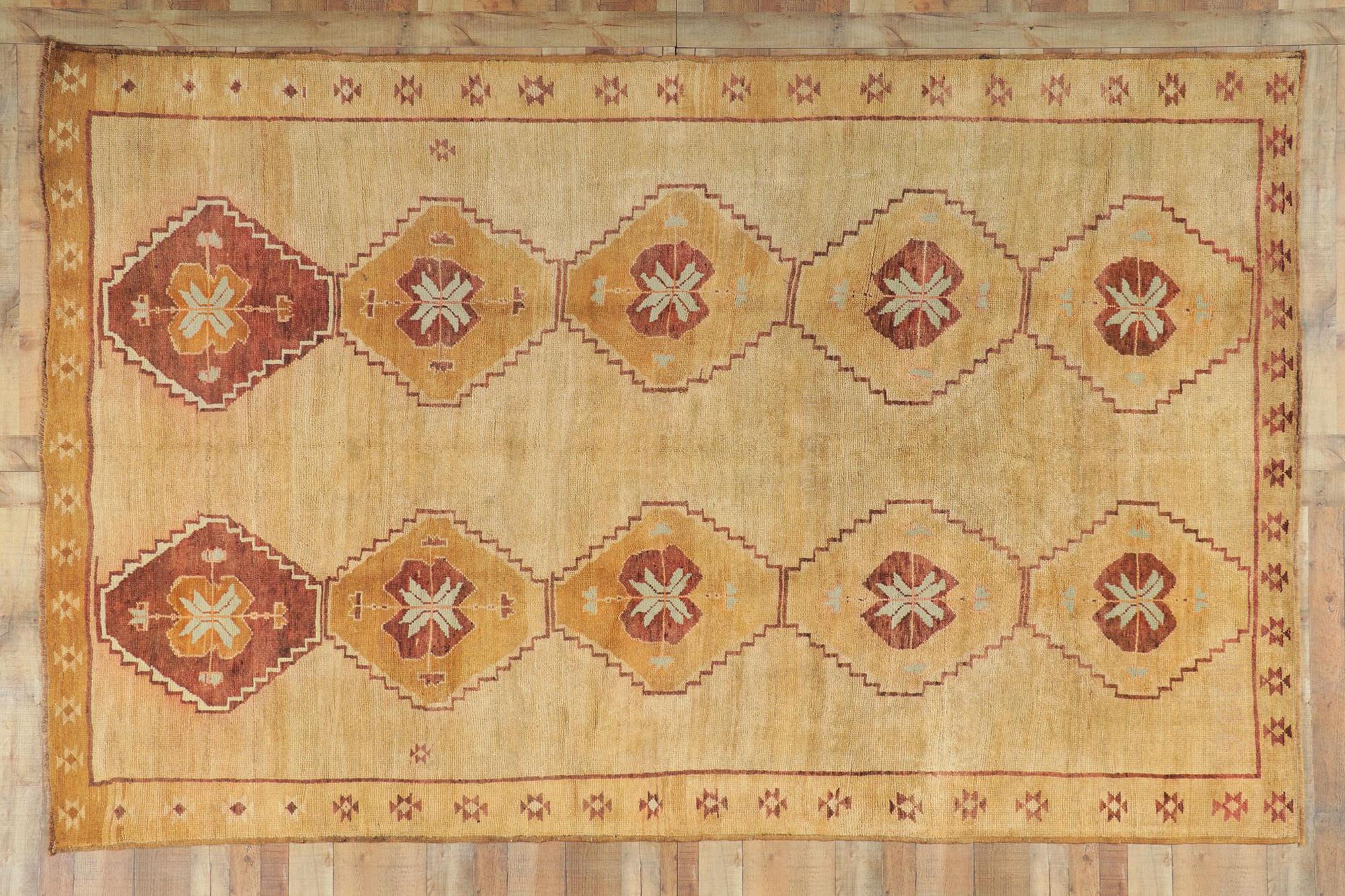 Alfombra kurda turca de Kars de 1950 con estilo moderno en venta 10