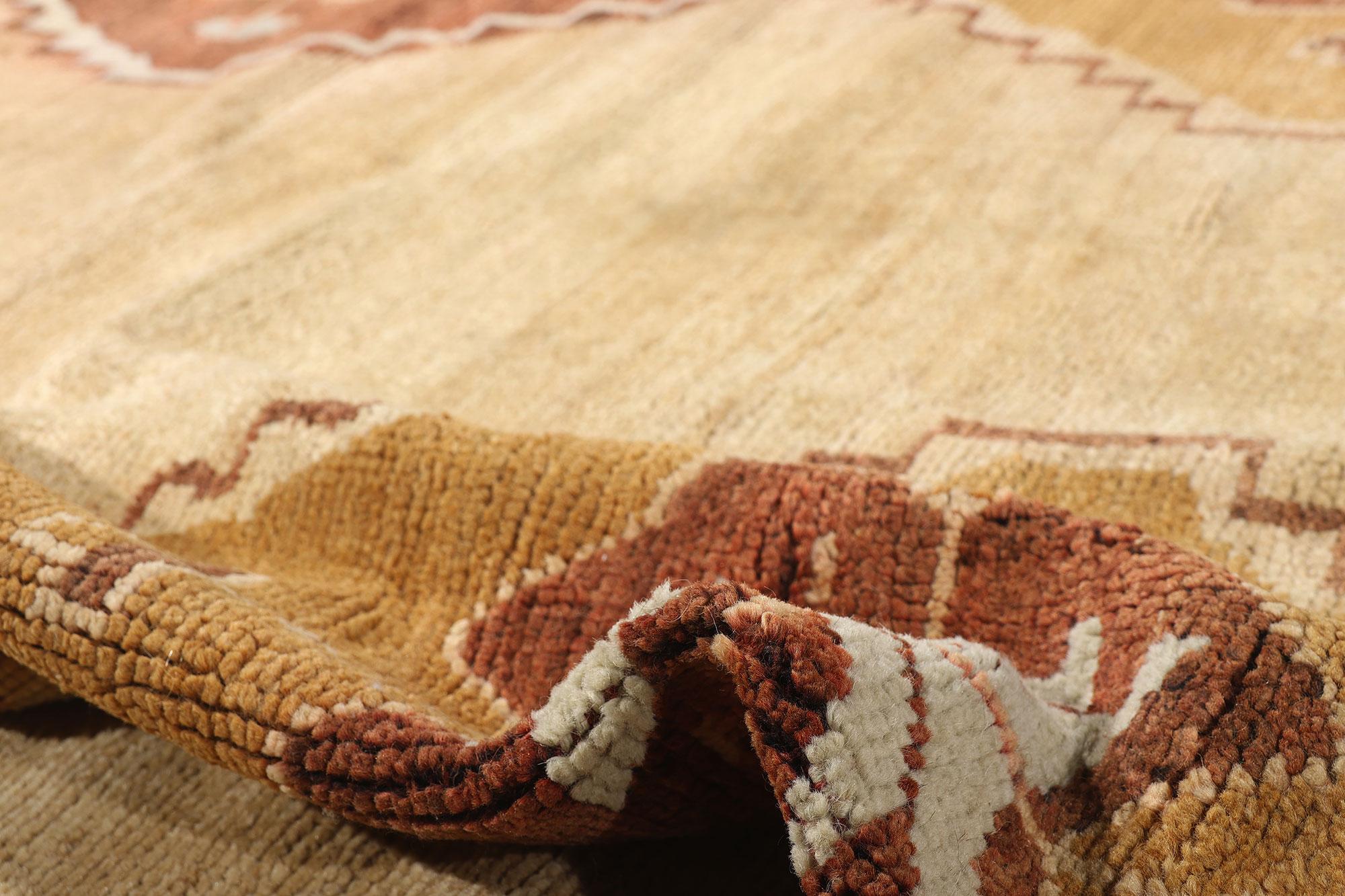 Alfombra kurda turca de Kars de 1950 con estilo moderno en venta 1