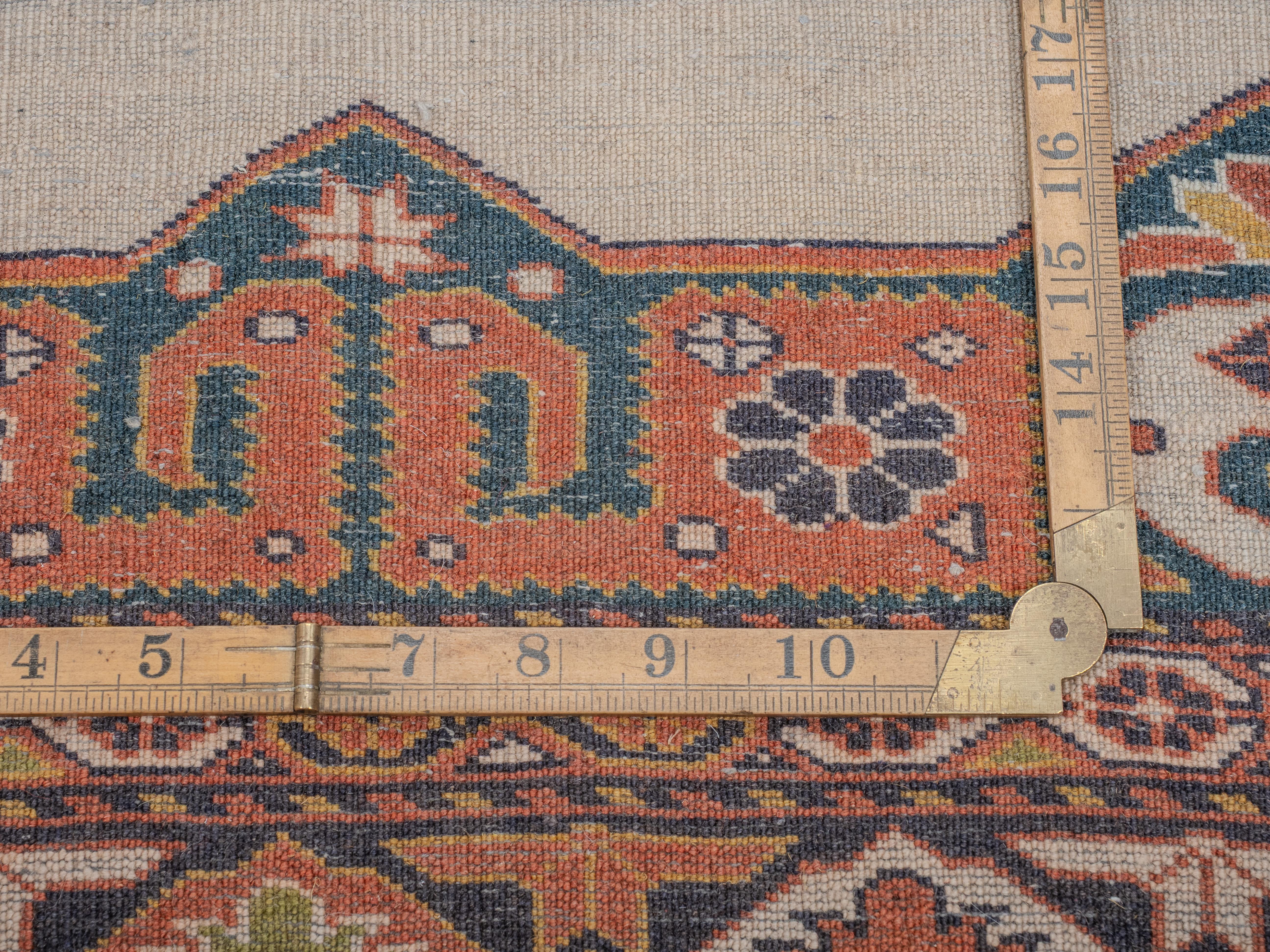 Vintage Kurdish Kuchan Tribal Handwoven Wool Rug Mid c20th, 172×131cm (5 ft 7¾