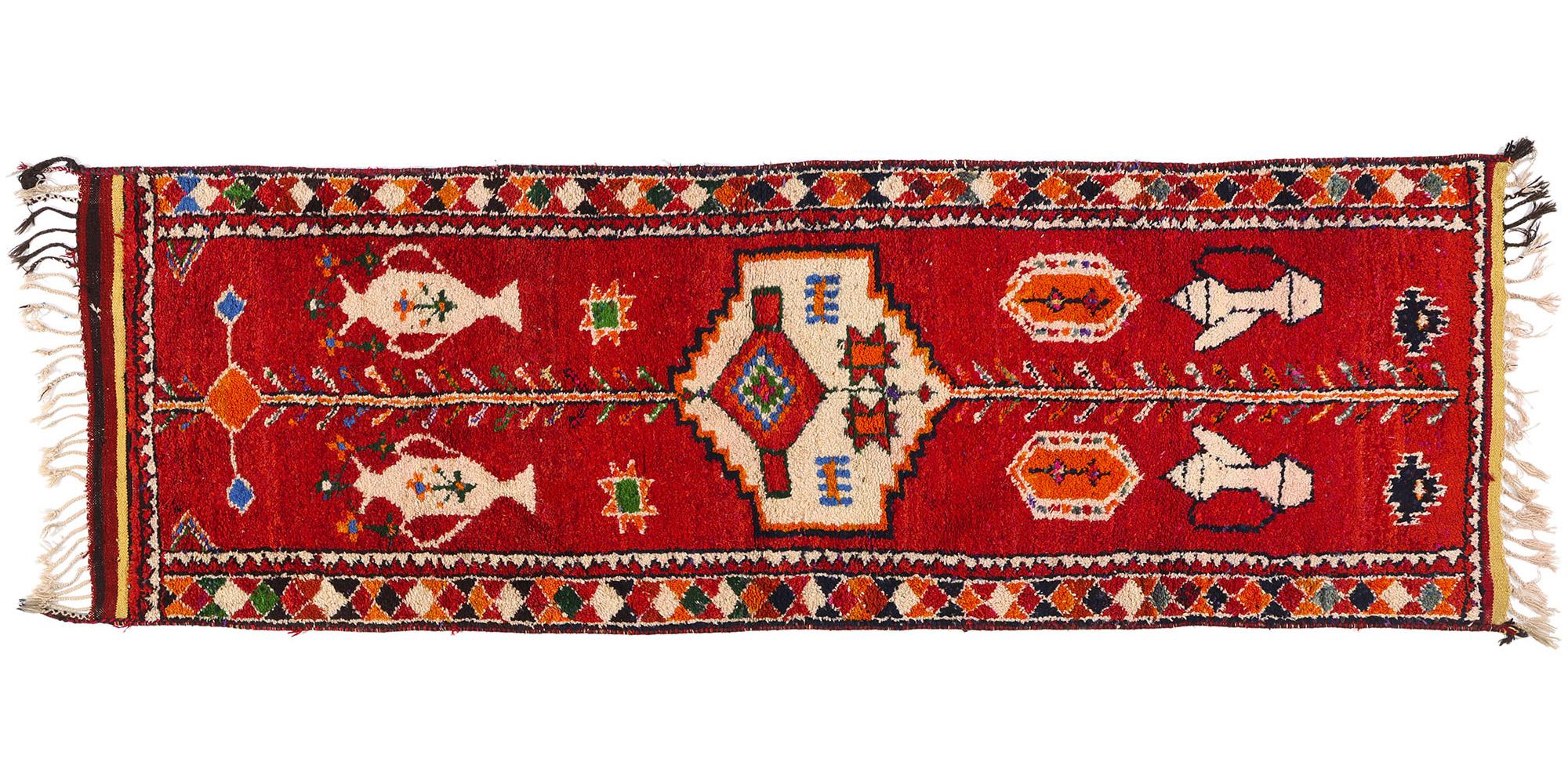 Vintage Kurdish Rug, Anatolian Enchantment Meets Midcentury Boho Chic For Sale 2