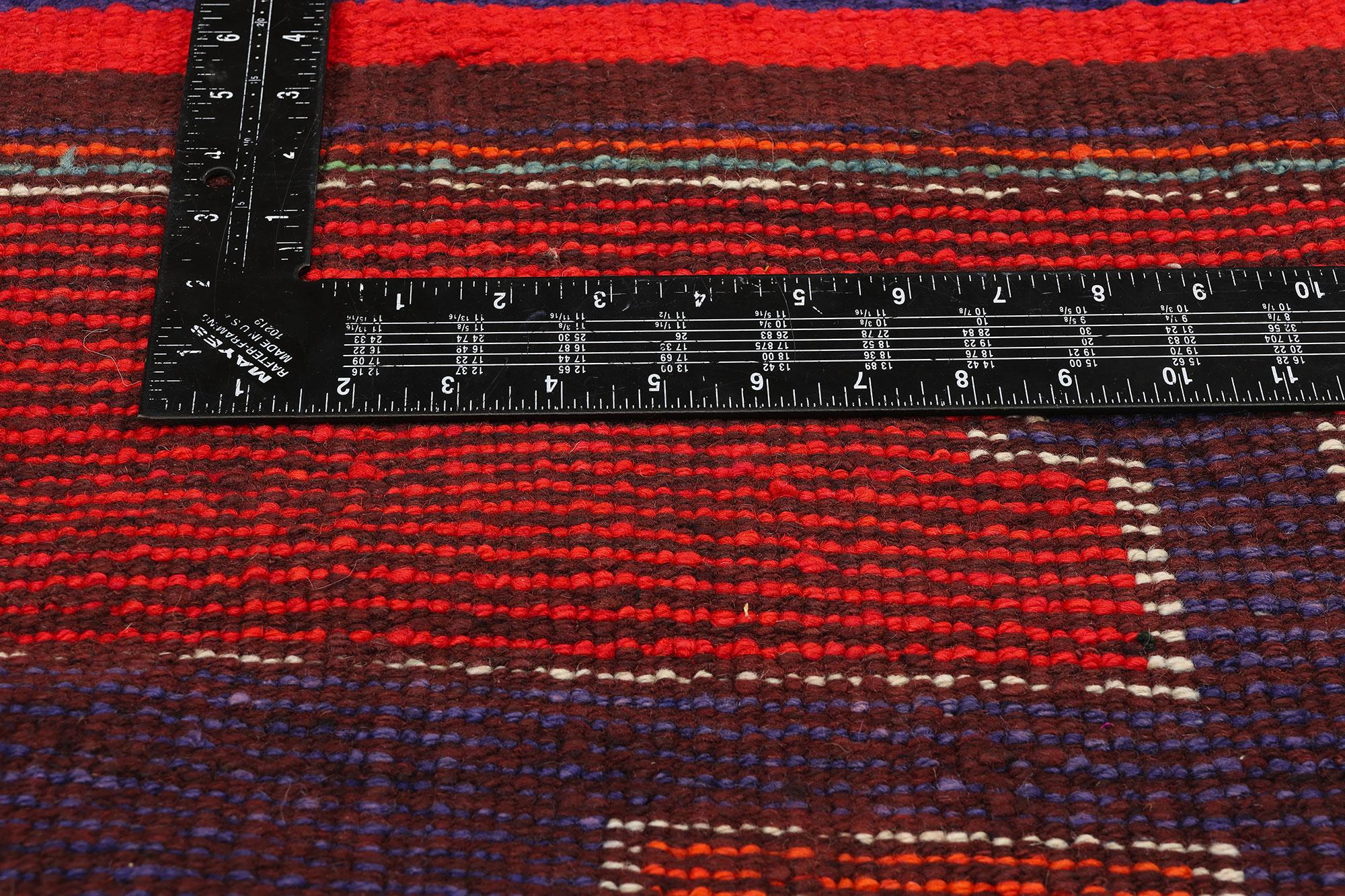 Tapis kurde d'Anatolie rencontre le style Boho Chic du milieu du siècle dernier Bon état - En vente à Dallas, TX
