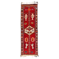 Kurdischer Vintage-Teppich, Anatolischer Vintage, Enchantment Meets Midcentury Boho Chic
