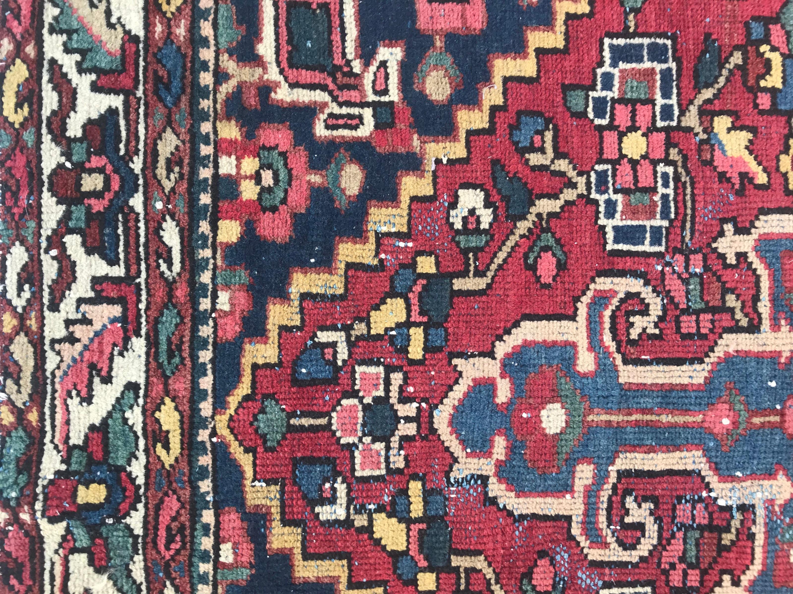 Vintage Kurdish Rug For Sale 1