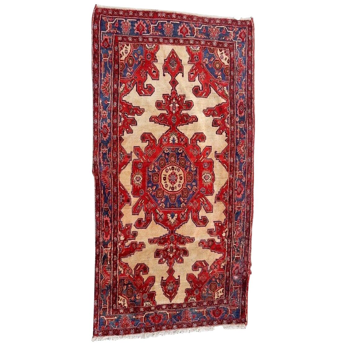 Bobyrug’s nice Vintage Kurdish Rug