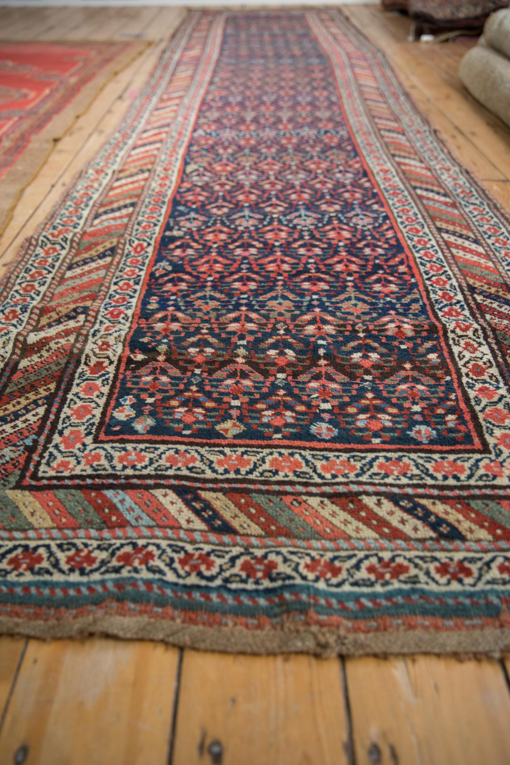 Iraqi Vintage Kurdish Rug Runner For Sale