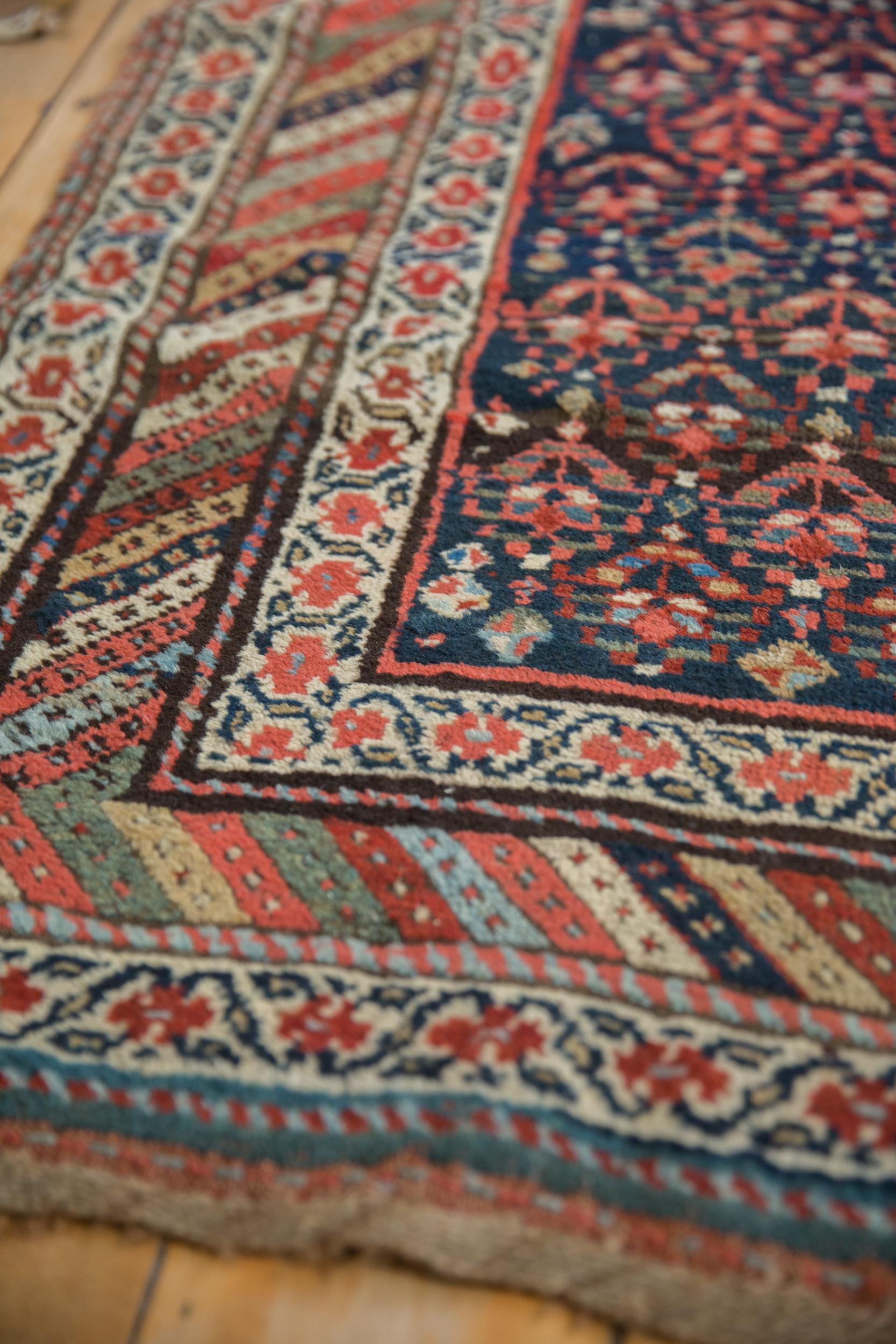 Hand-Knotted Vintage Kurdish Rug Runner For Sale