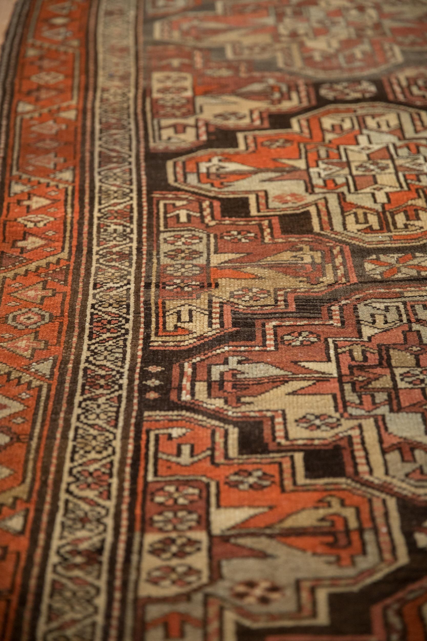 Hand-Knotted Vintage Kurdish Rug Runner For Sale