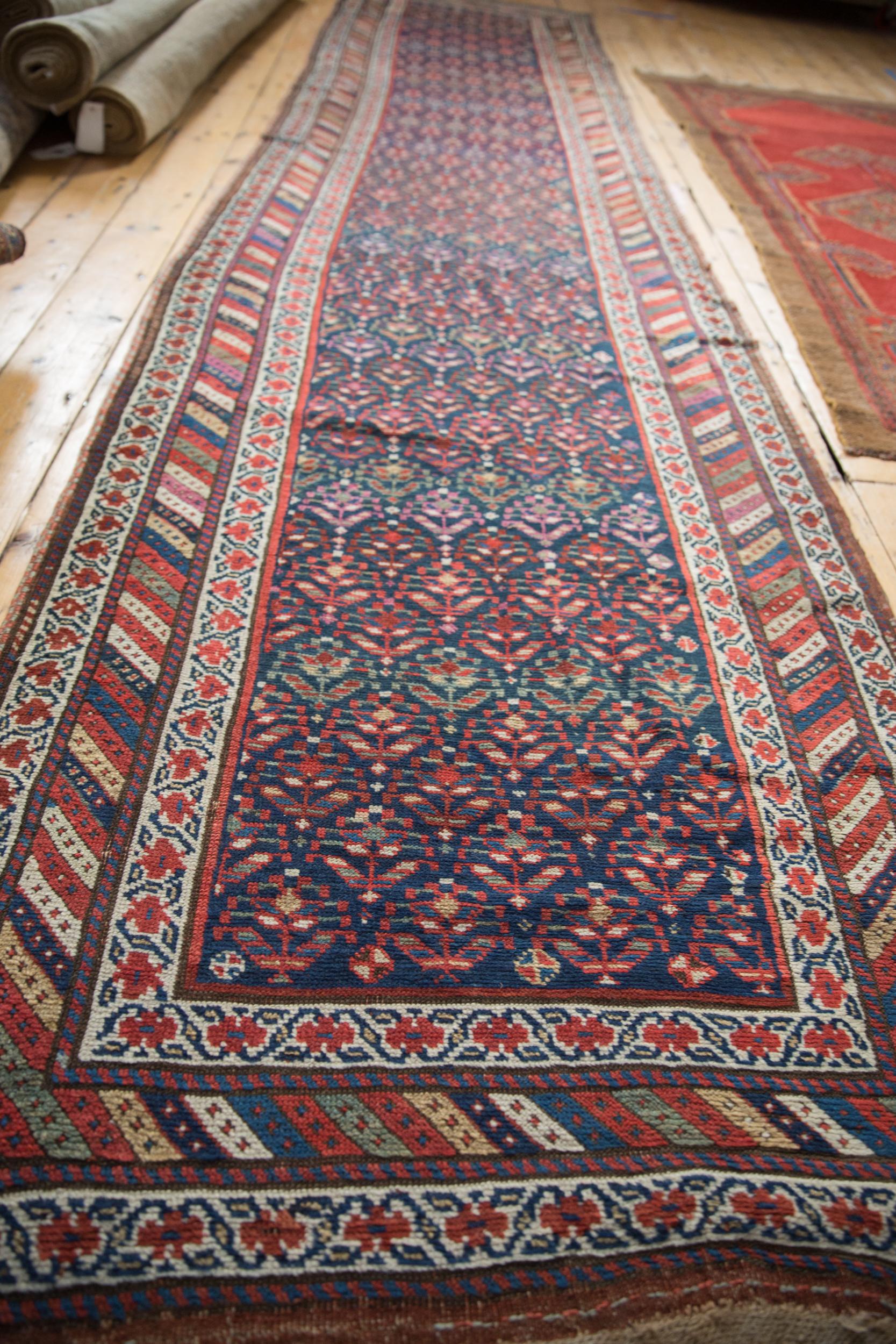 Vintage Kurdish Rug Runner In Good Condition For Sale In Katonah, NY