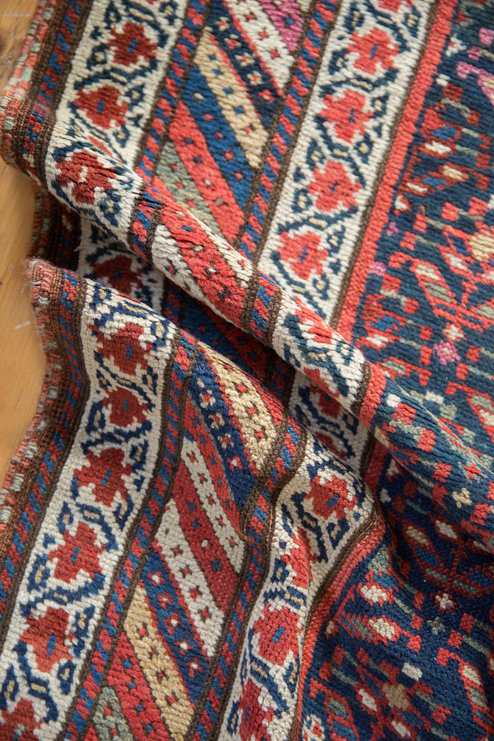 Wool Vintage Kurdish Rug Runner For Sale