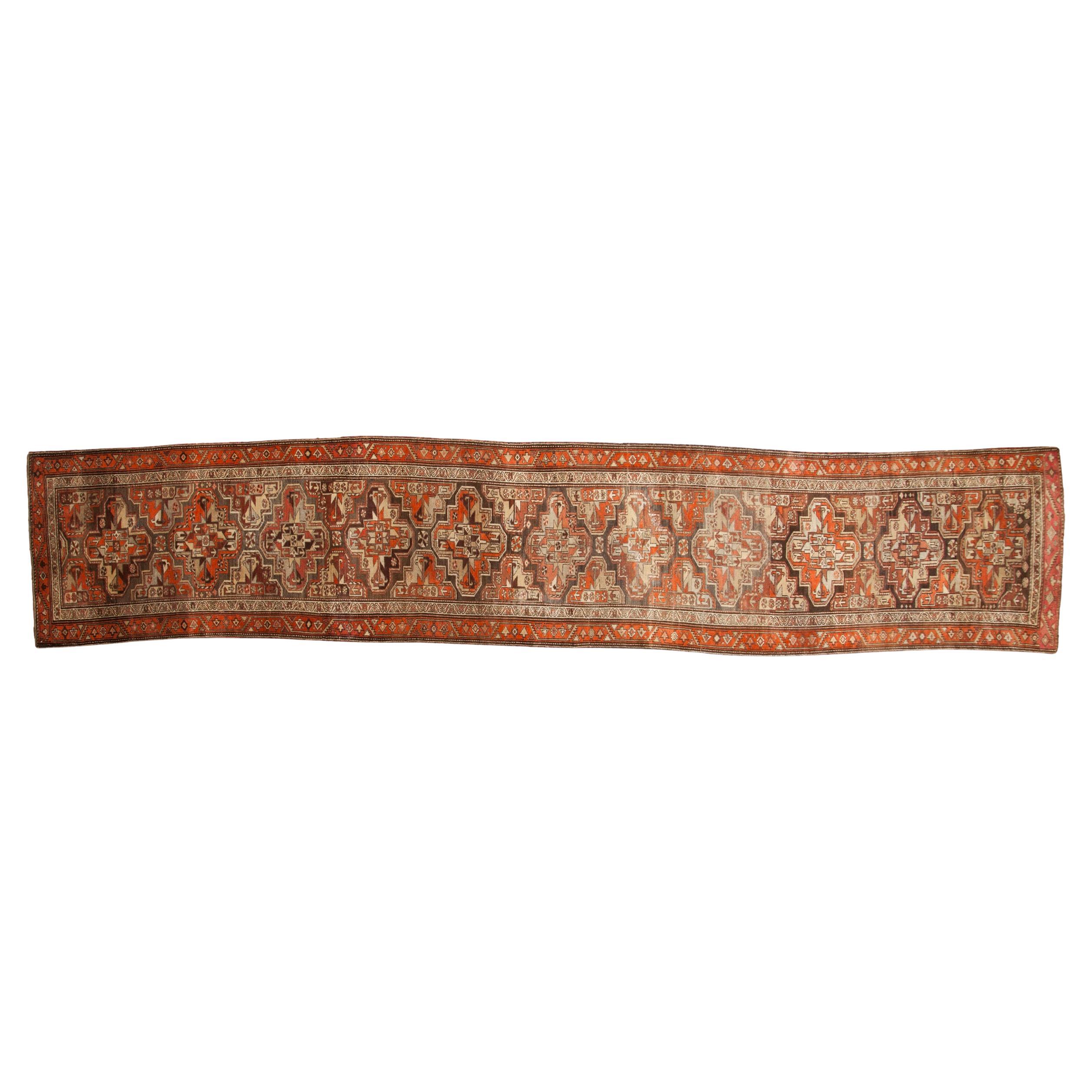 Vintage Kurdish Rug Runner