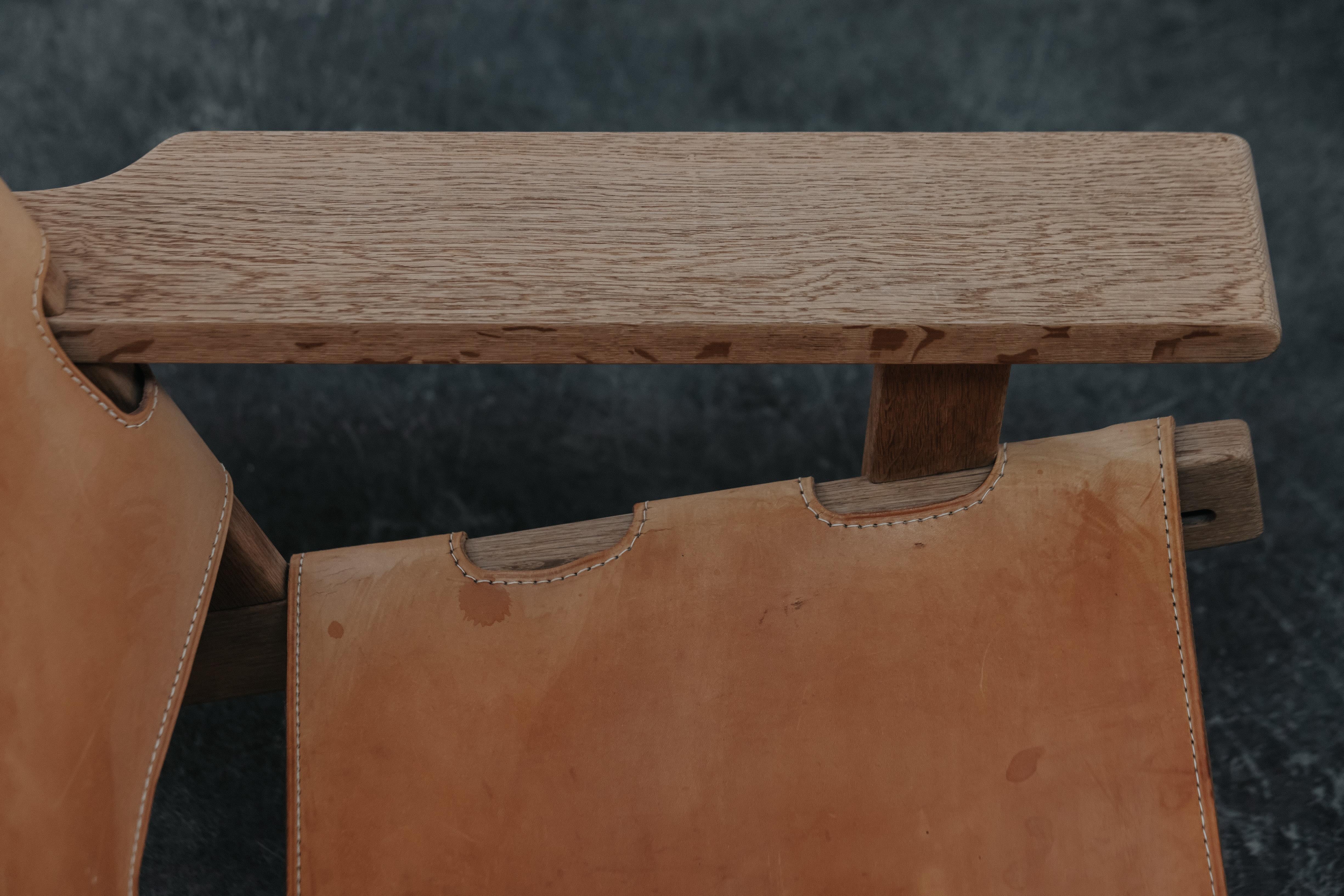Européen Chaise longue vintage Kurt Ostervig Safari du Danemark, Circa 1970 en vente