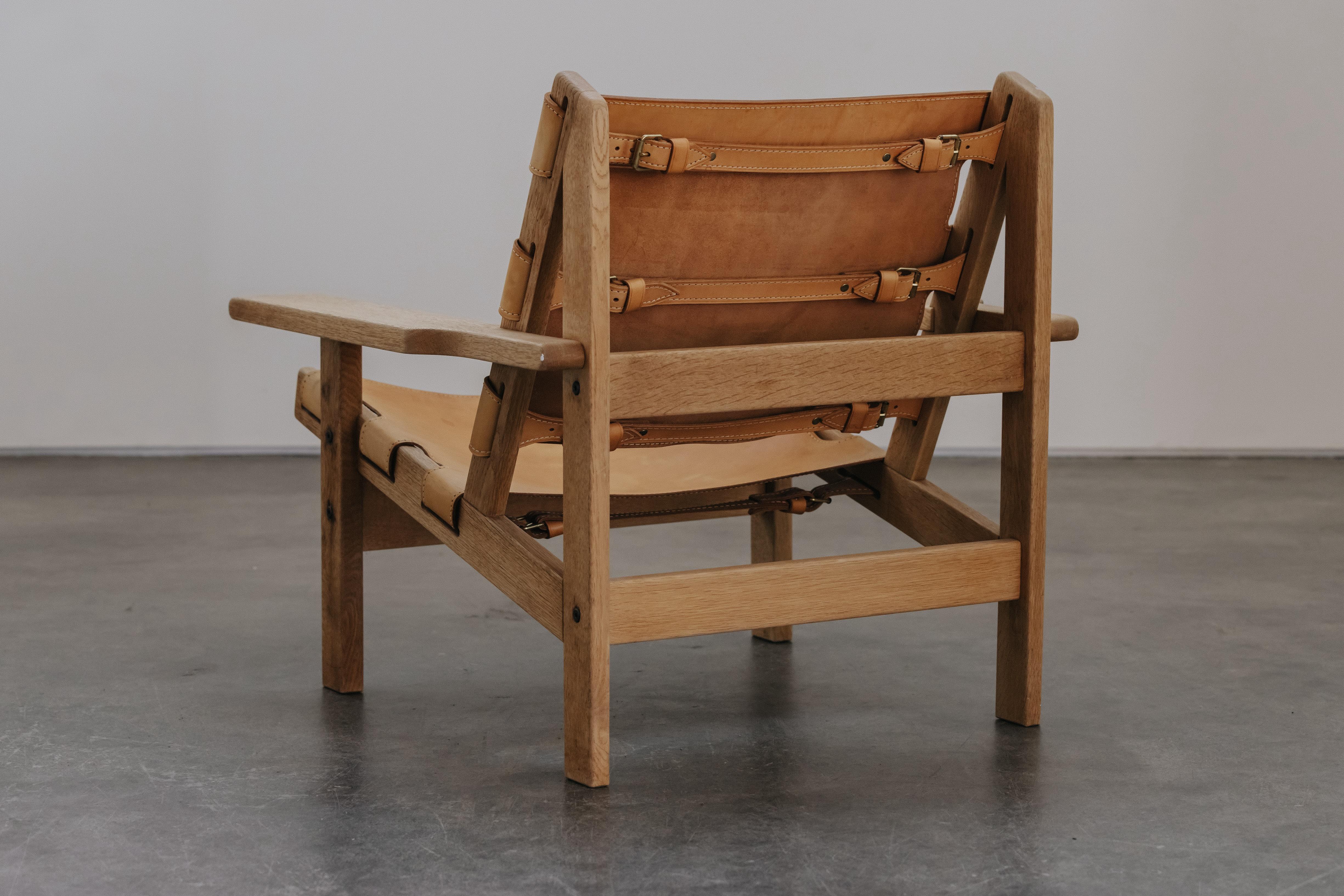 Chaise longue vintage Kurt Ostervig Safari du Danemark, Circa 1970 en vente 2