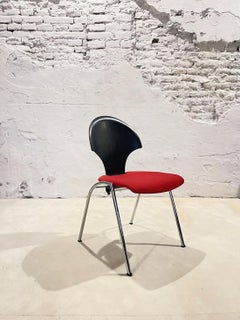 Silla apilable postmoderna vintage Kusch+Co - Años 80