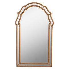 Vintage La Barge Cerused Oak Mirror