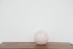 Vintage La Cultura Blown Glass Globe Table Lamp in Original Box