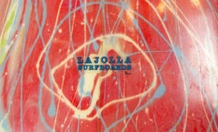 Vintage LA Jolla Longboard Surfboard by Mirandon, circa 1960s