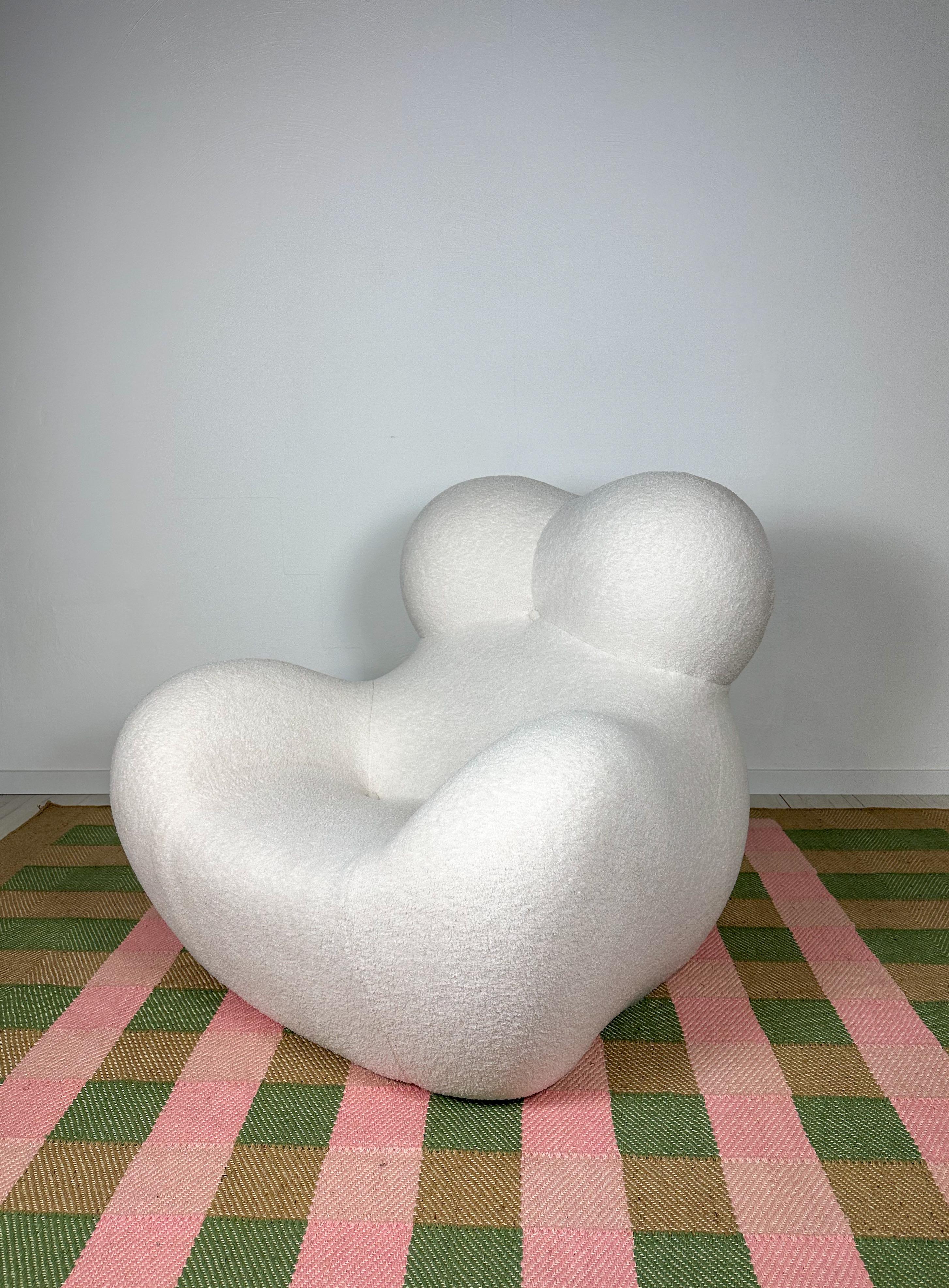 Chaise longue vintage La Mamma Up5 Bouclé par Gaetano Pesce pour B&B Italian, 1960s. en vente 2