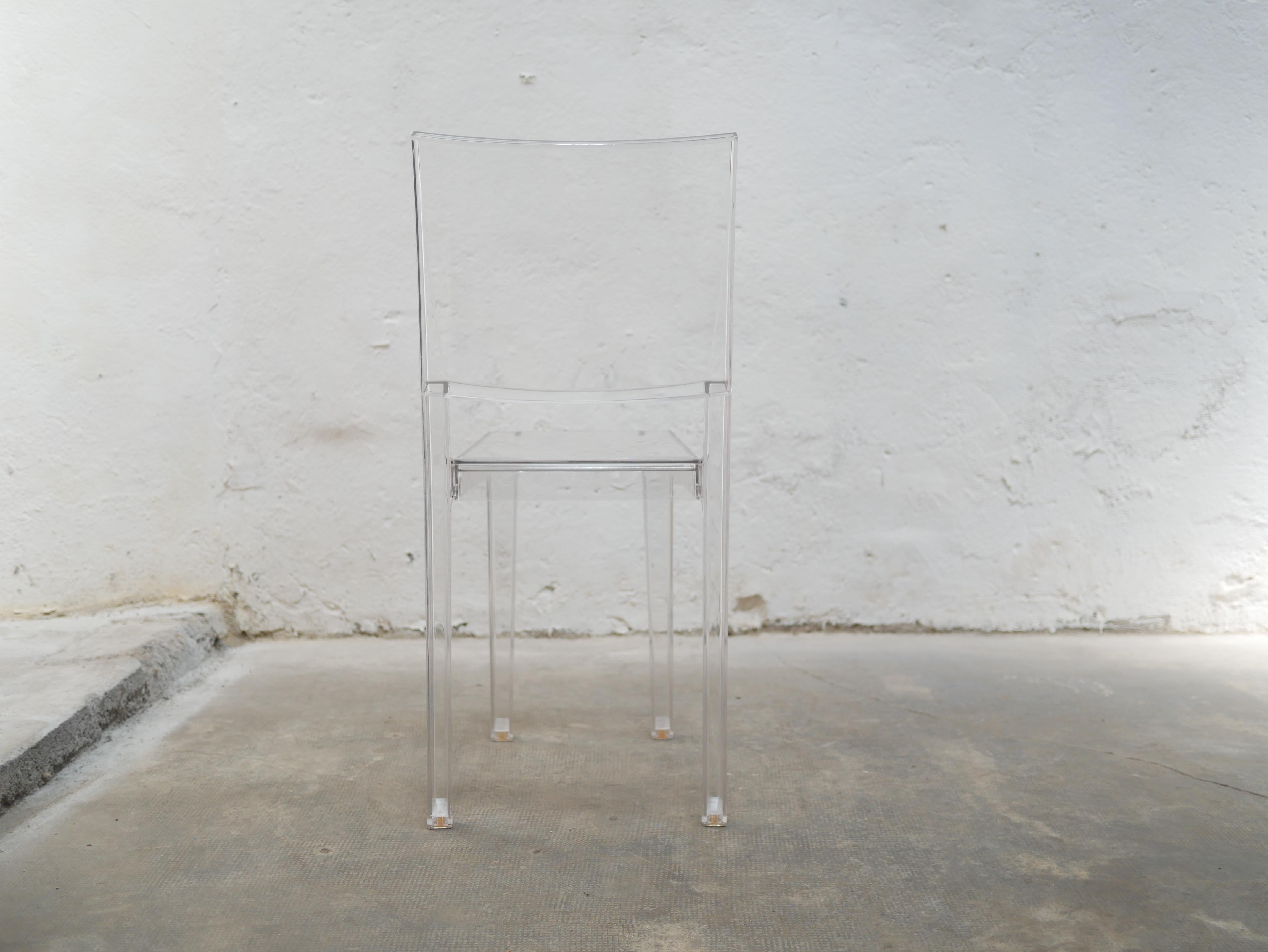 Acrylic Vintage La Marie Chair by Philippe Starck for Kartell Editions