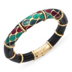 Vintage La Nouvelle Bague Emaille-Armband