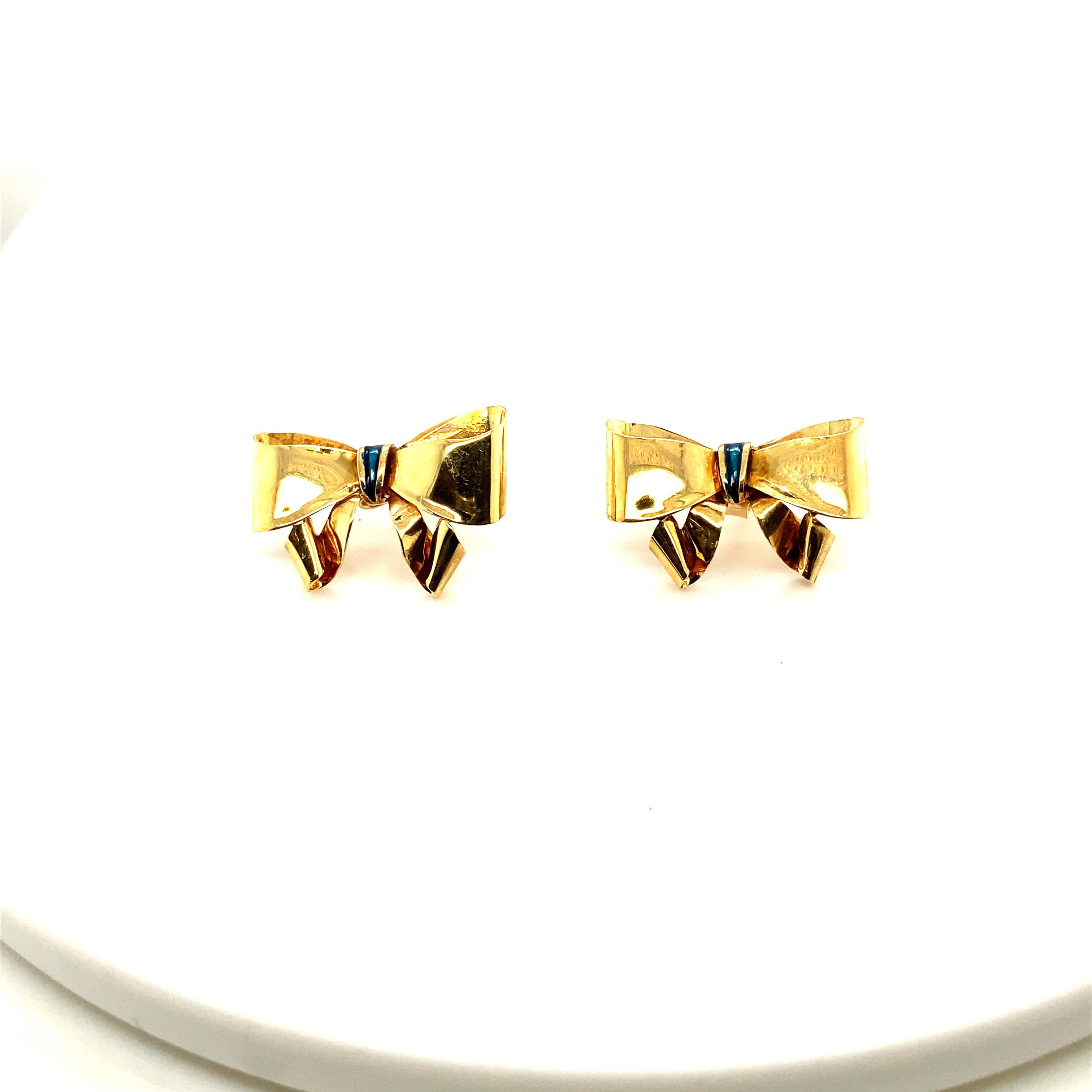 kate spade gold bow earrings