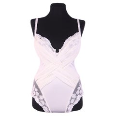 Vintage La Perla Bodysuit / Body, Made in Italy, Size L, Excellent Condition