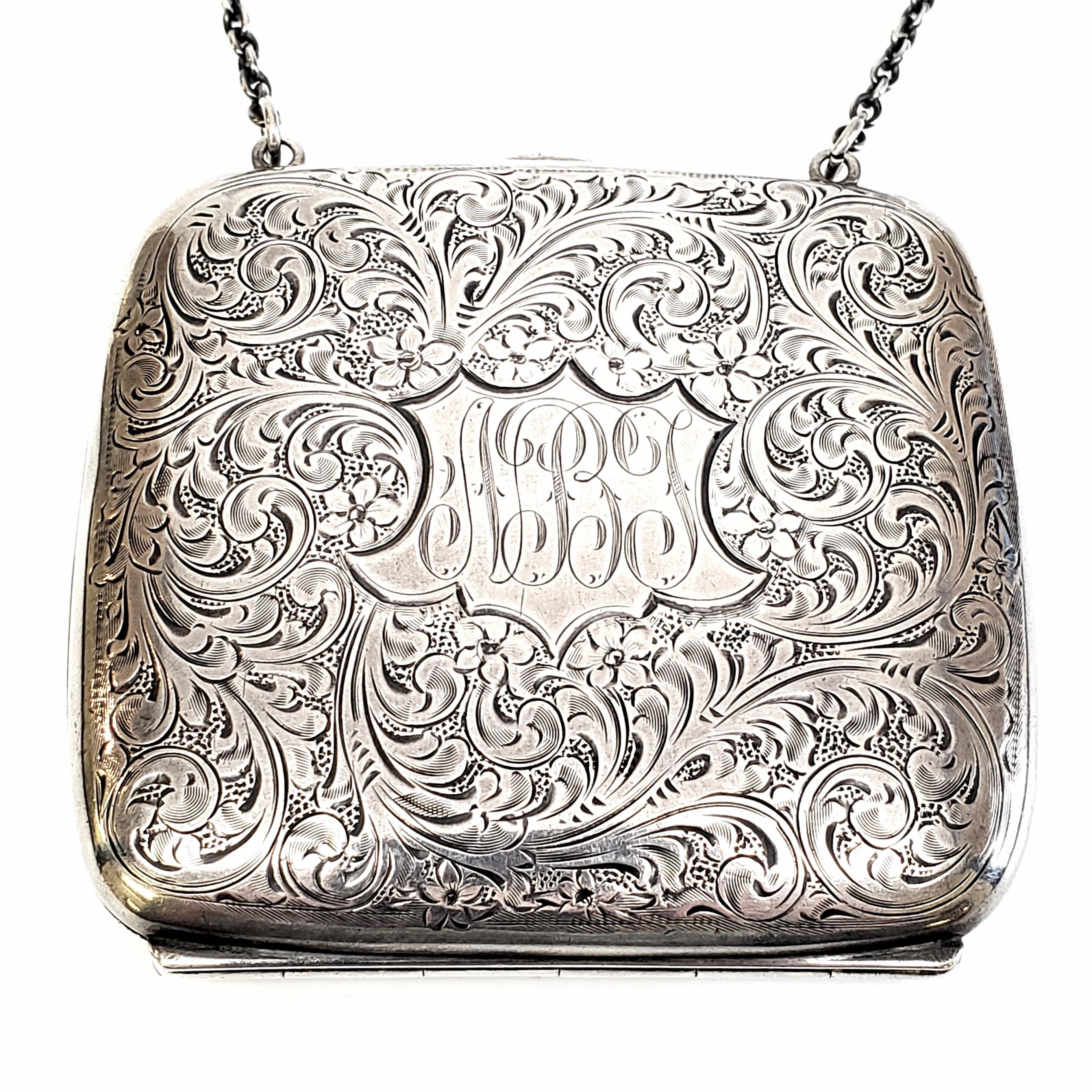 antique silver coin purse