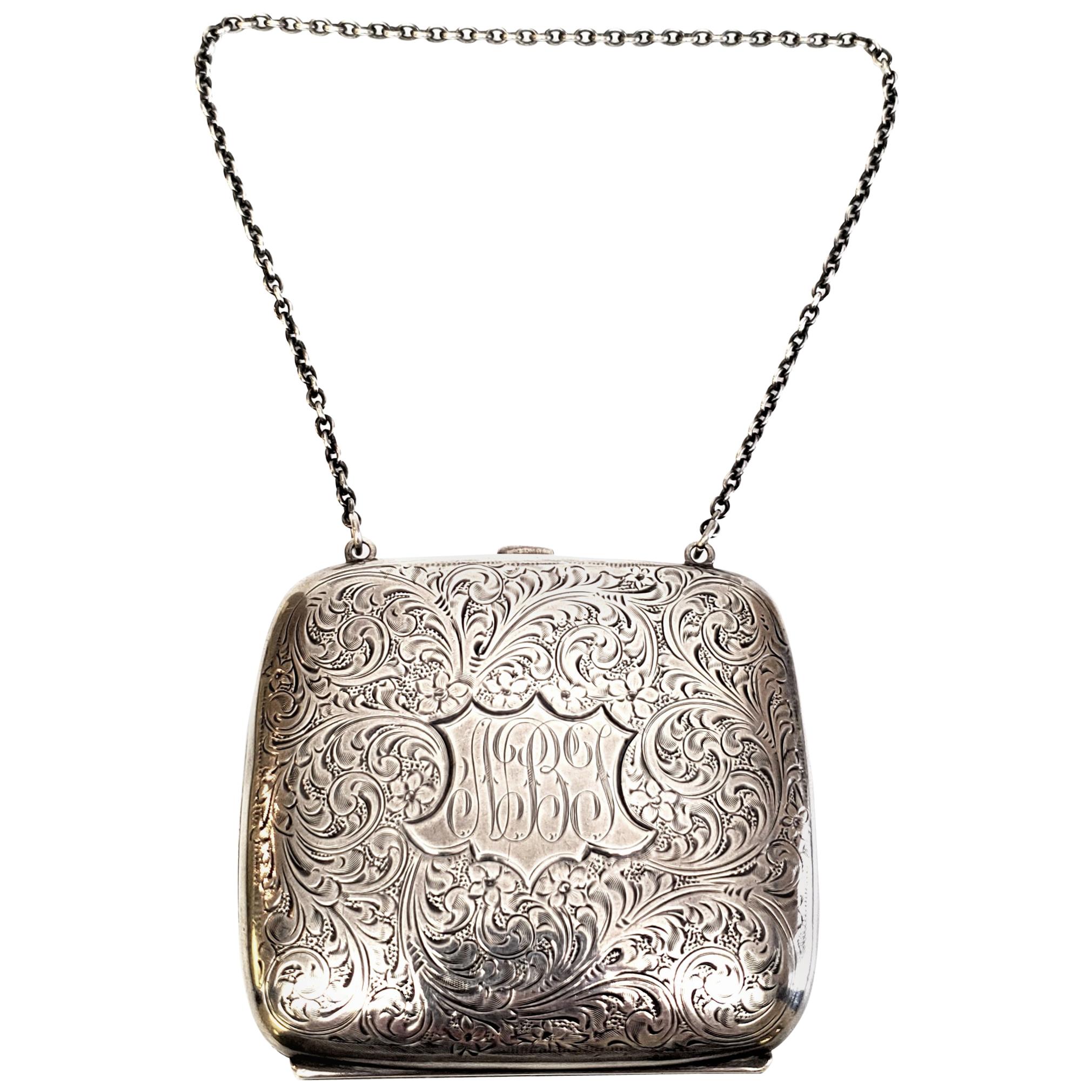 Estate Antique Sterling Silver Ladies Evening Purse | Walter Bauman Jewelers
